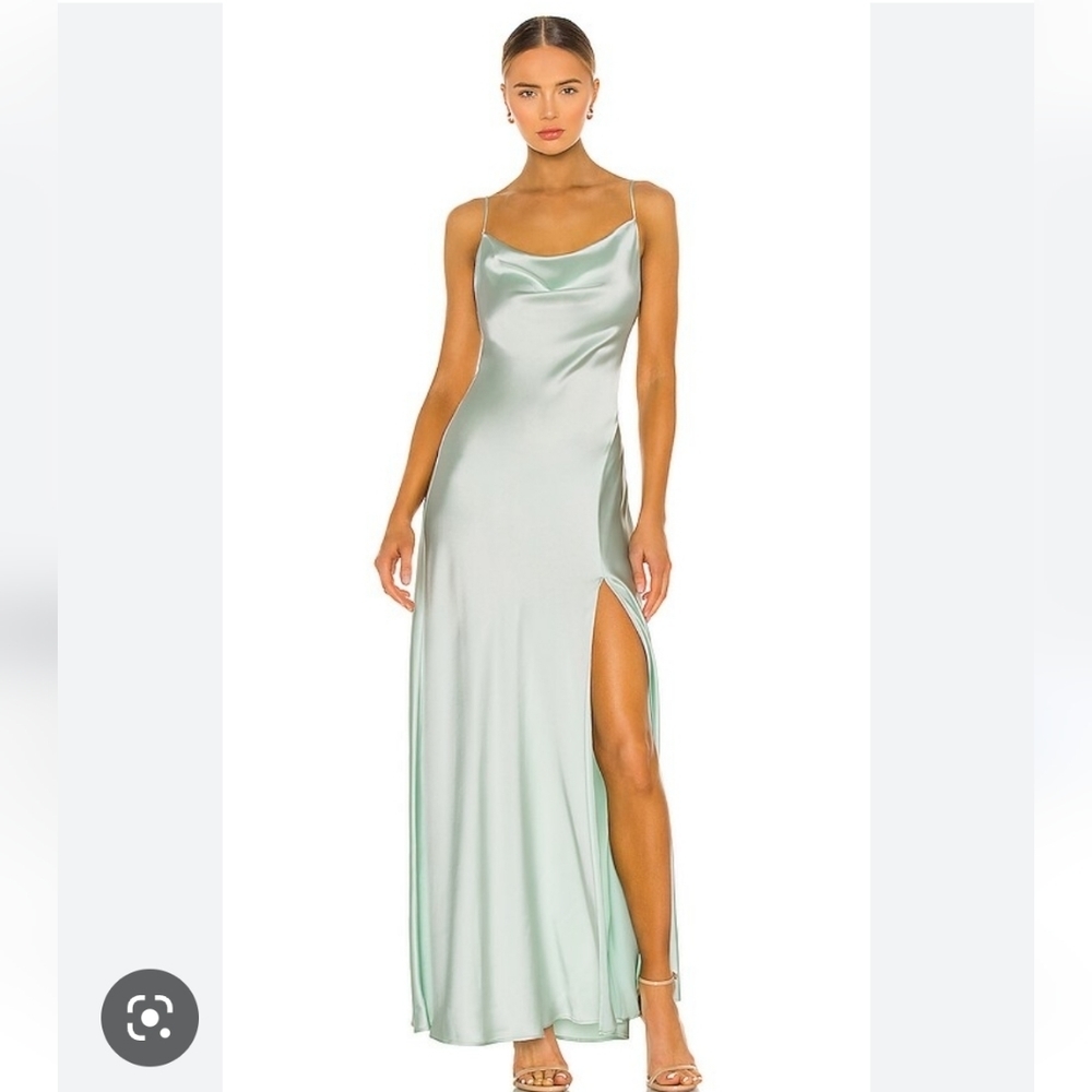 Jonathan Simkhai Finley Gown In Salt Water Size 2